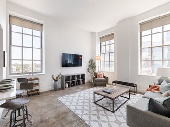 The bell lofts at 216 east state street living room2